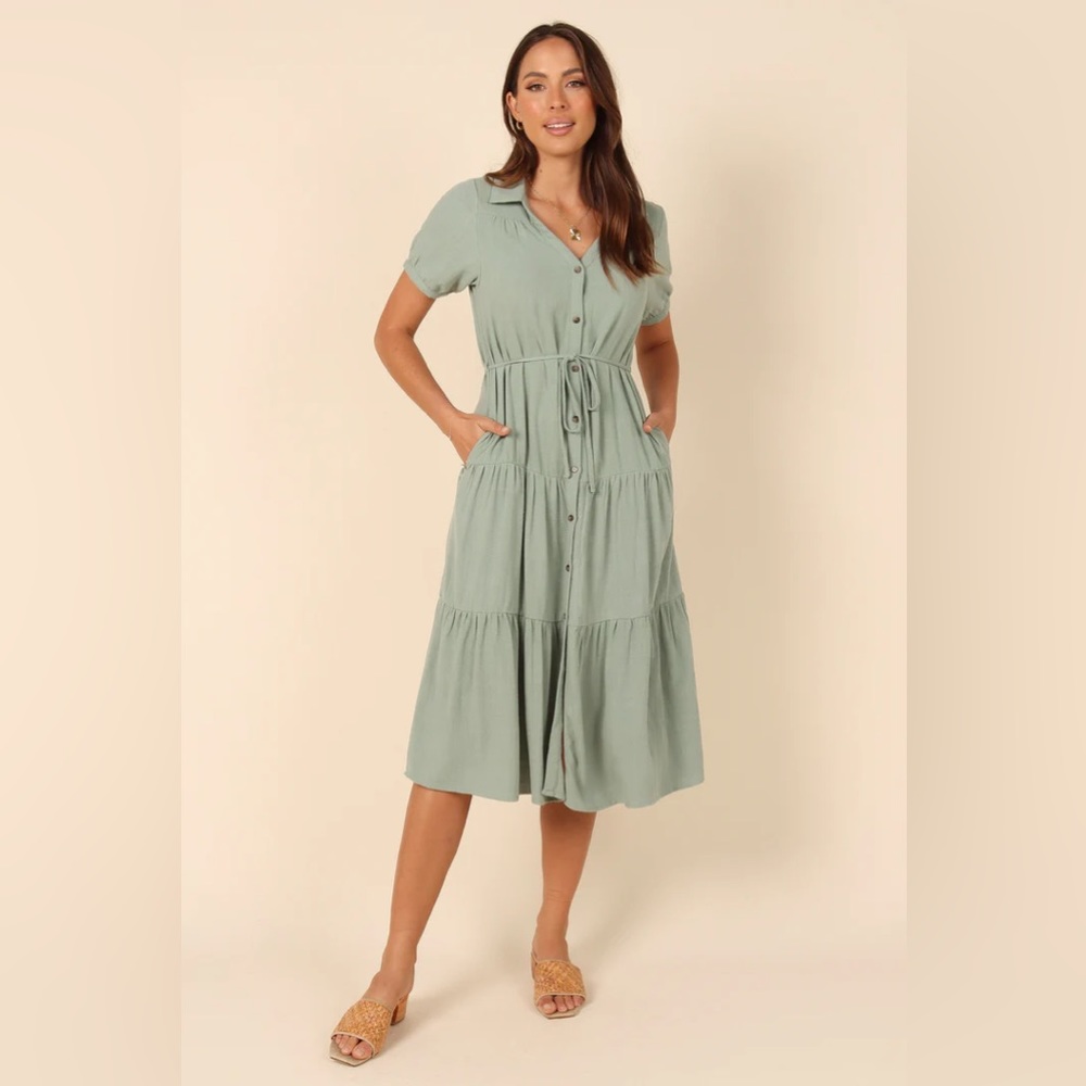 Petal and Pup MIDI Dress